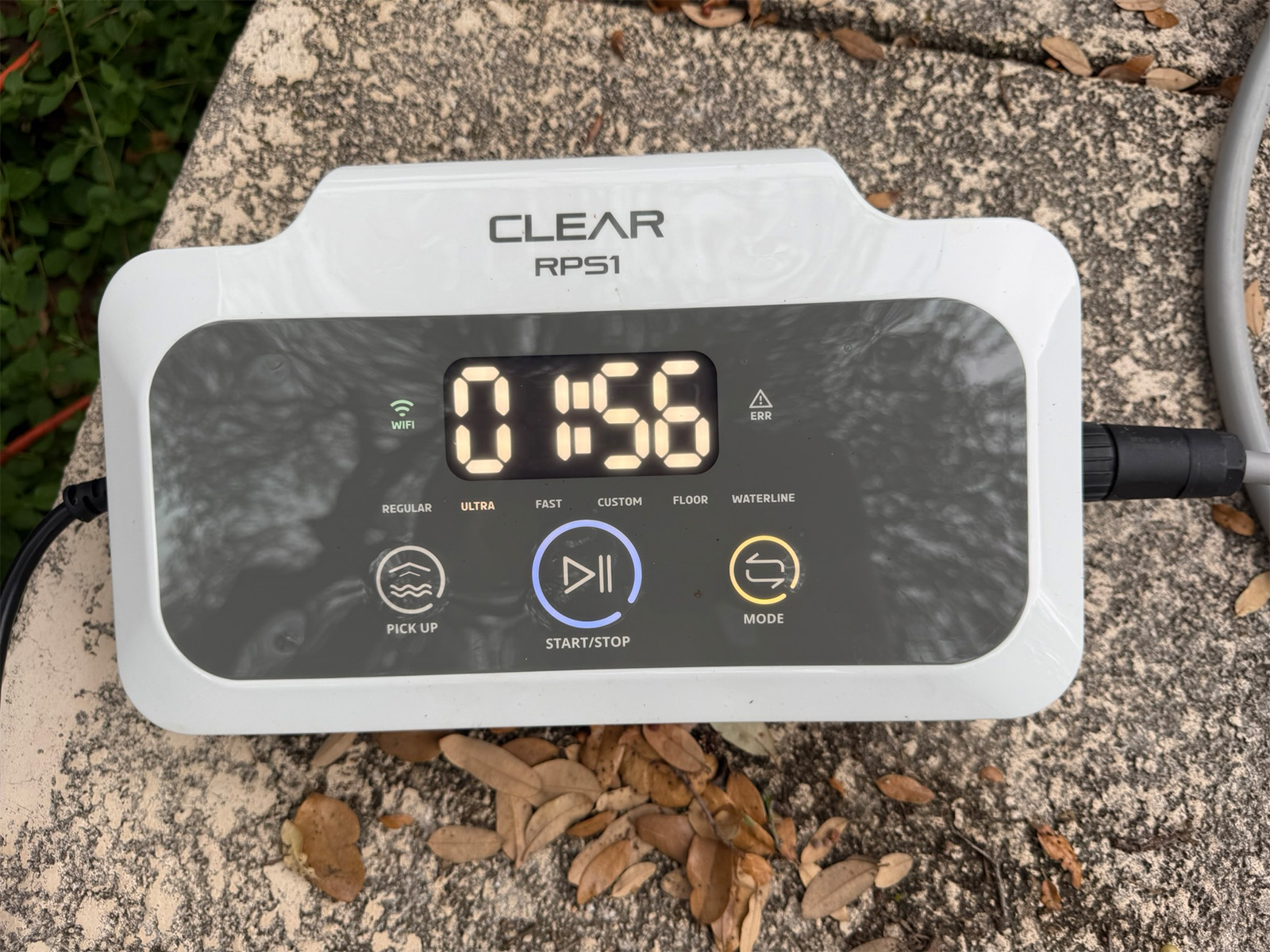 The Clear UV power supply with its onboard controls