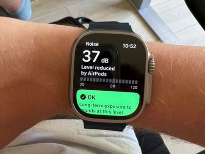 A health metric screen on the Apple Watch Ultra 2, part of the overnight and all-day tracking that feeds into Vitals
