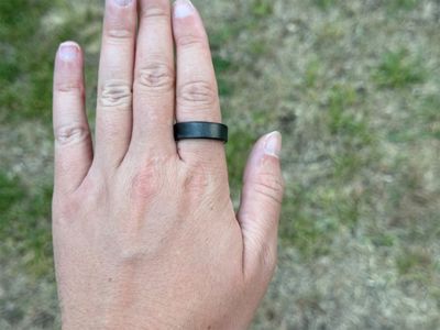 The Oura Ring 4 I use to track resting heart rate and heart rate variability — the numbers that show easy running is working