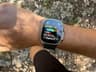 An Apple Watch Ultra 2 showing a steady Zone 2 heart rate during an easy run