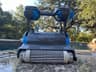 The powered scrubbing brushes across the front of the Dolphin Premier
