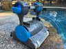 My corded Dolphin Premier beside the pool before a cleaning cycle